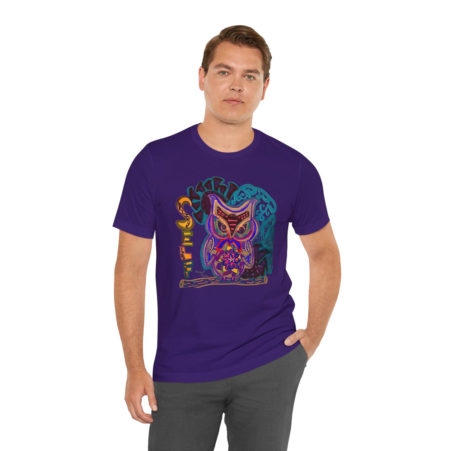 Owl - Unisex Jersey Short Sleeve Tee