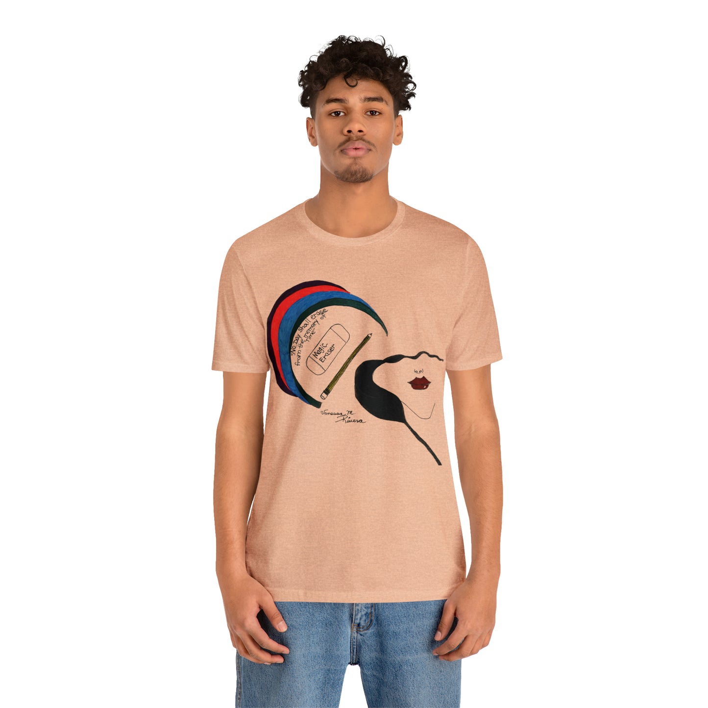 Rainbow Lady - Unisex Jersey Short Sleeve Tee