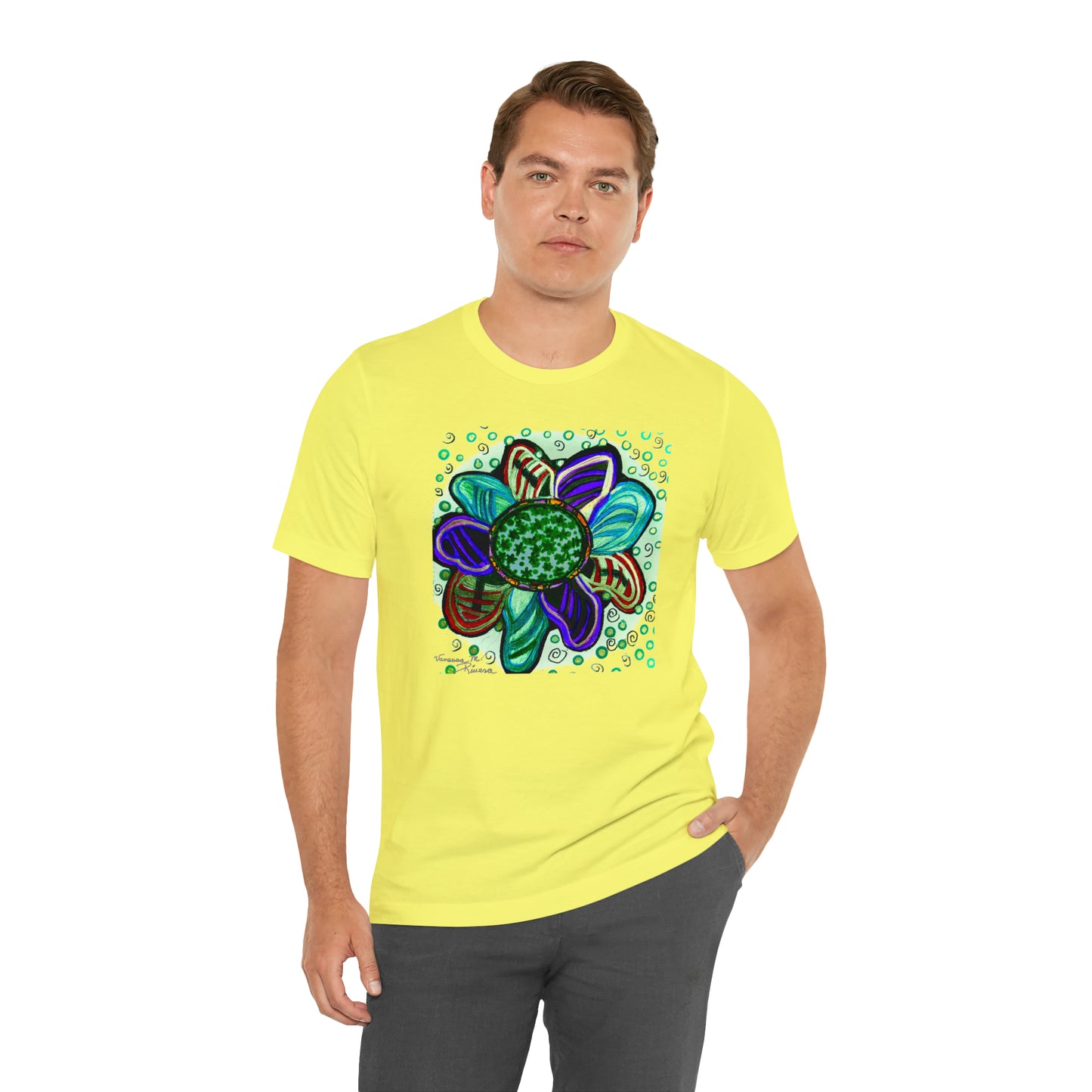 flower - Unisex Jersey Short Sleeve Tee