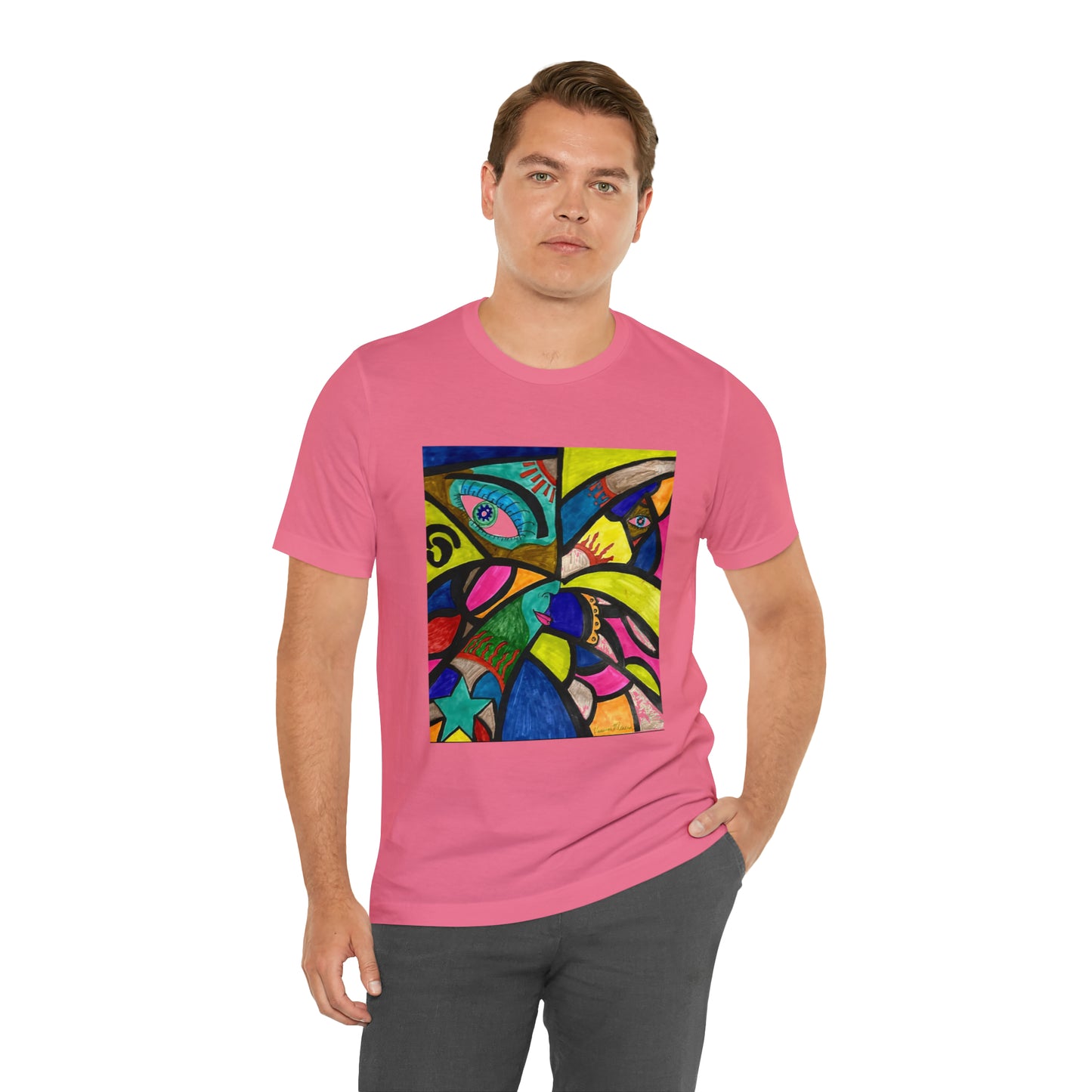 Abstract - Unisex Jersey Short Sleeve Tee