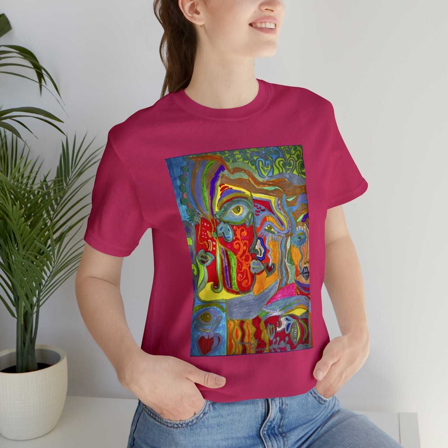 Abstract - Unisex Jersey Short Sleeve Tee