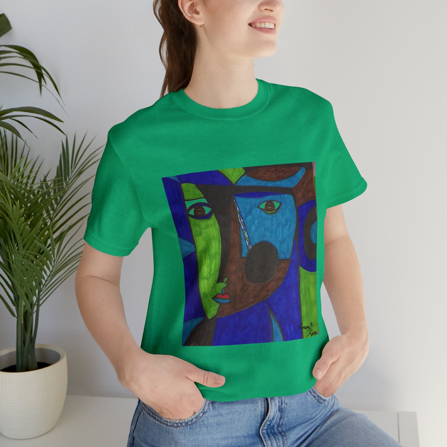 Face - Unisex Jersey Short Sleeve Tee