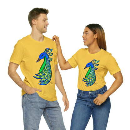 Peacock - Unisex Jersey Short Sleeve Tee