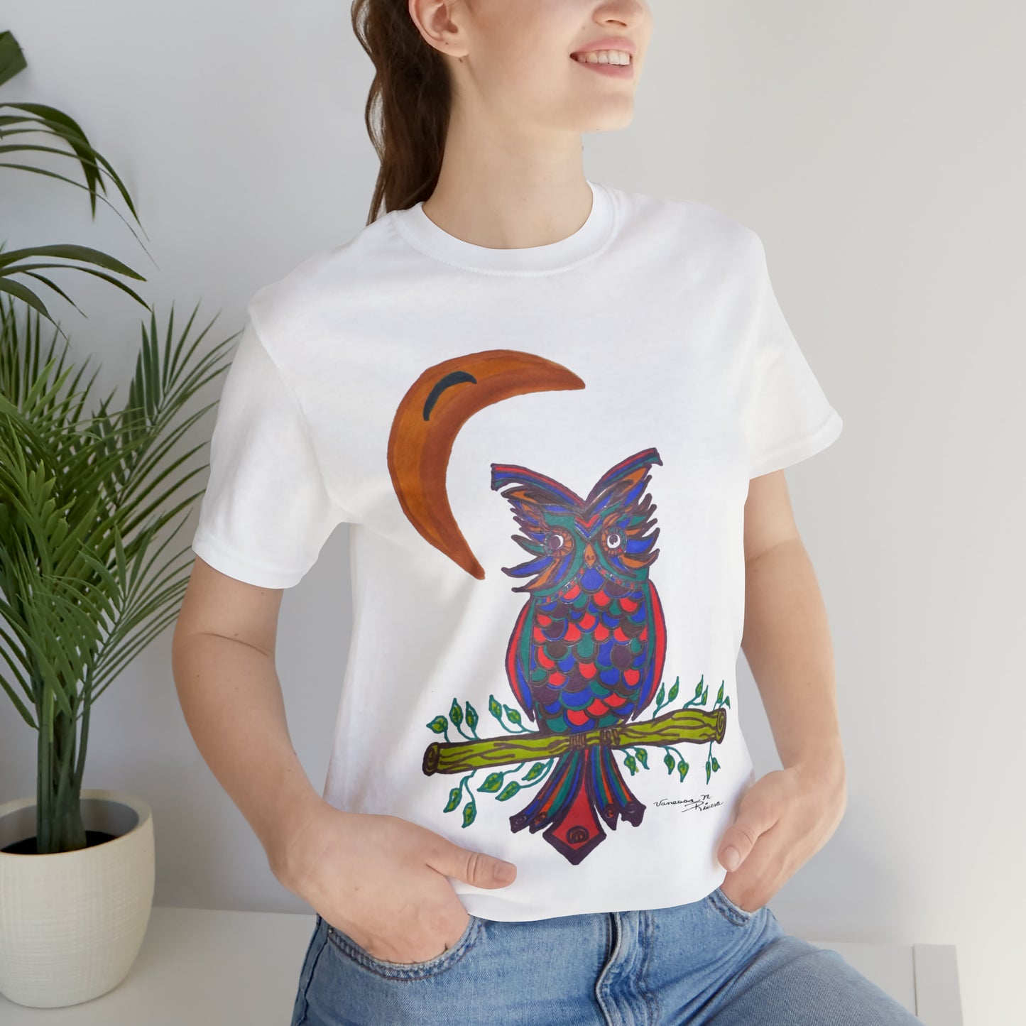 Owl - Unisex Jersey Short Sleeve Tee