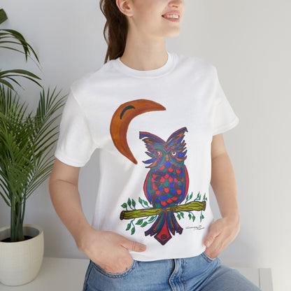 Owl - Unisex Jersey Short Sleeve Tee