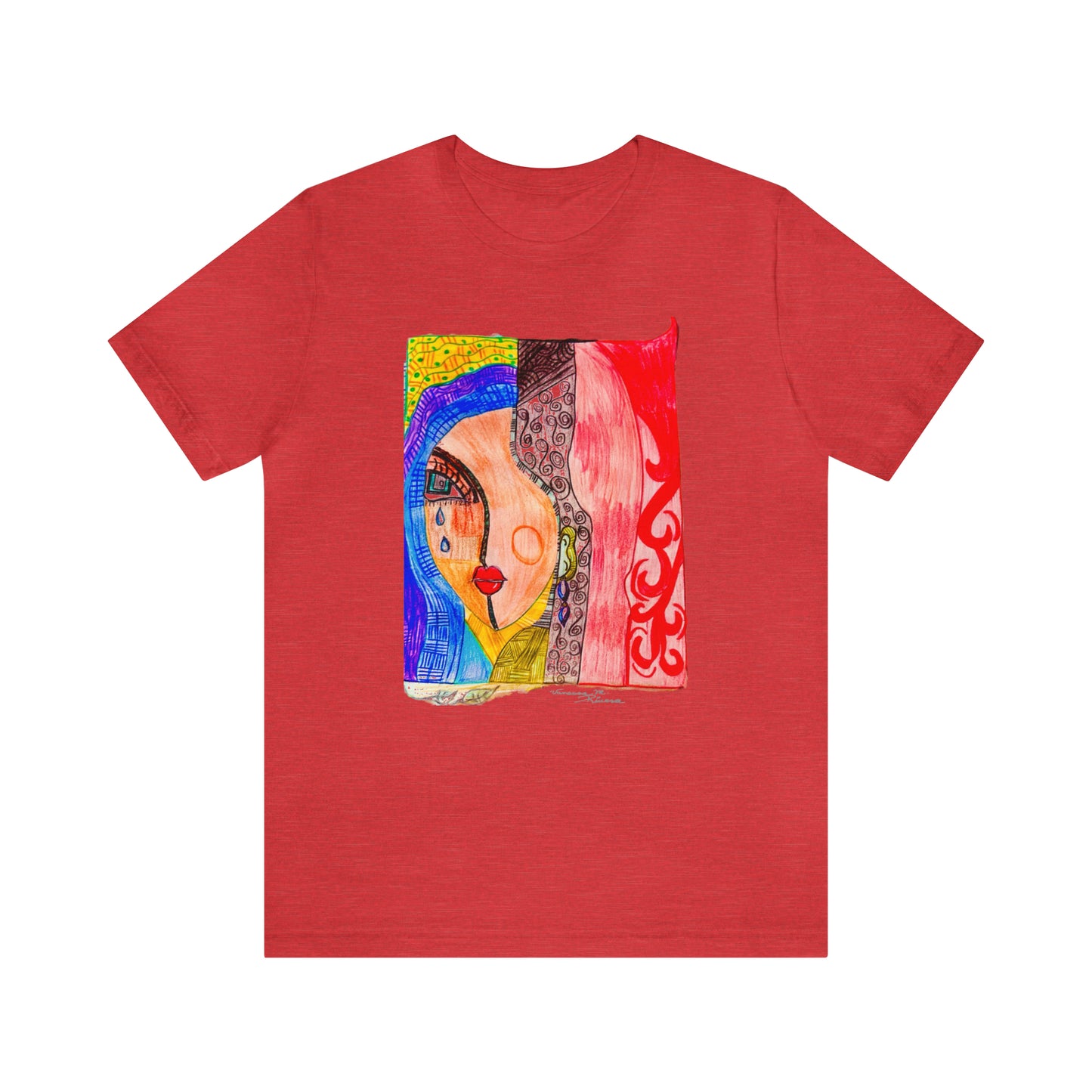 face - Unisex Jersey Short Sleeve Tee