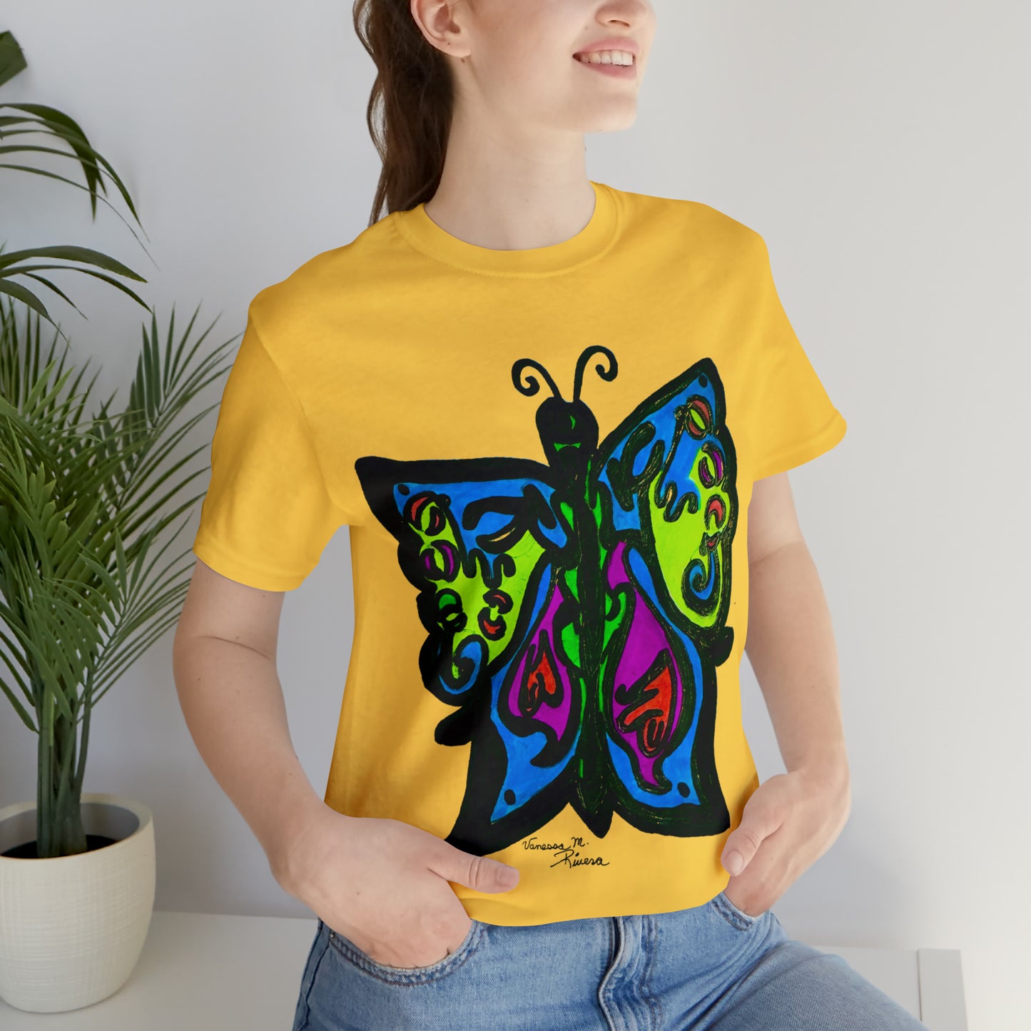 Butterfly - Unisex Jersey Short Sleeve Tee