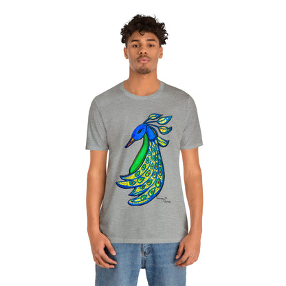 Peacock - Unisex Jersey Short Sleeve Tee