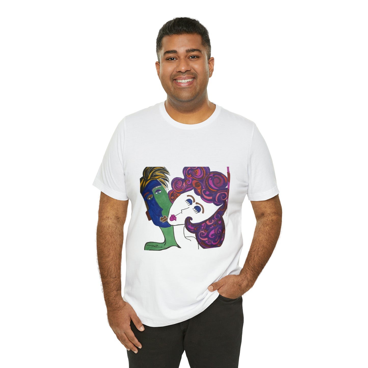 Faces - Unisex Jersey Short Sleeve Tee