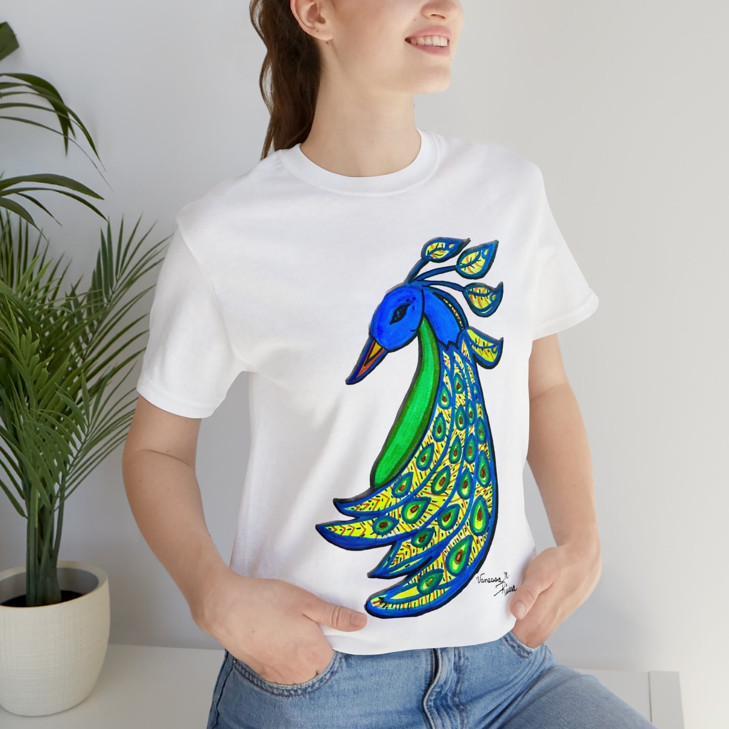 Peacock - Unisex Jersey Short Sleeve Tee