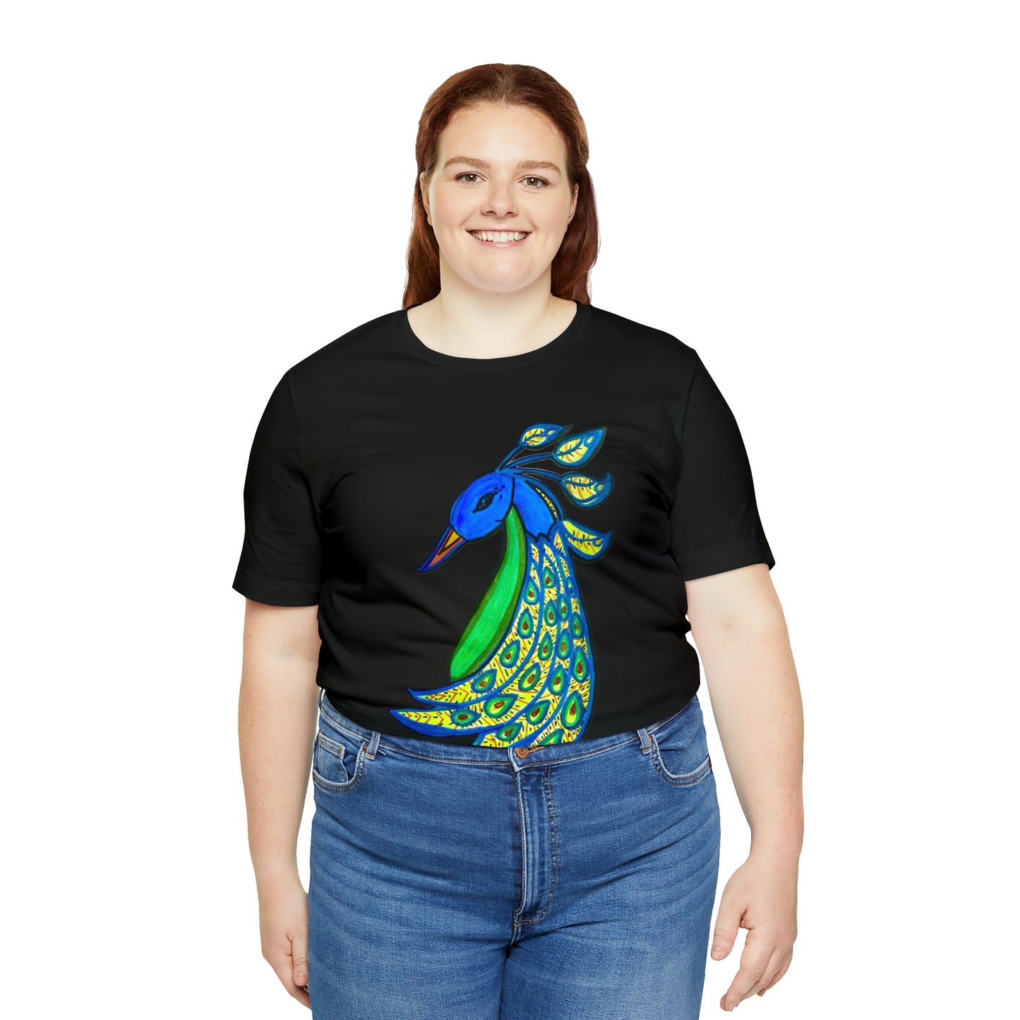 Peacock - Unisex Jersey Short Sleeve Tee