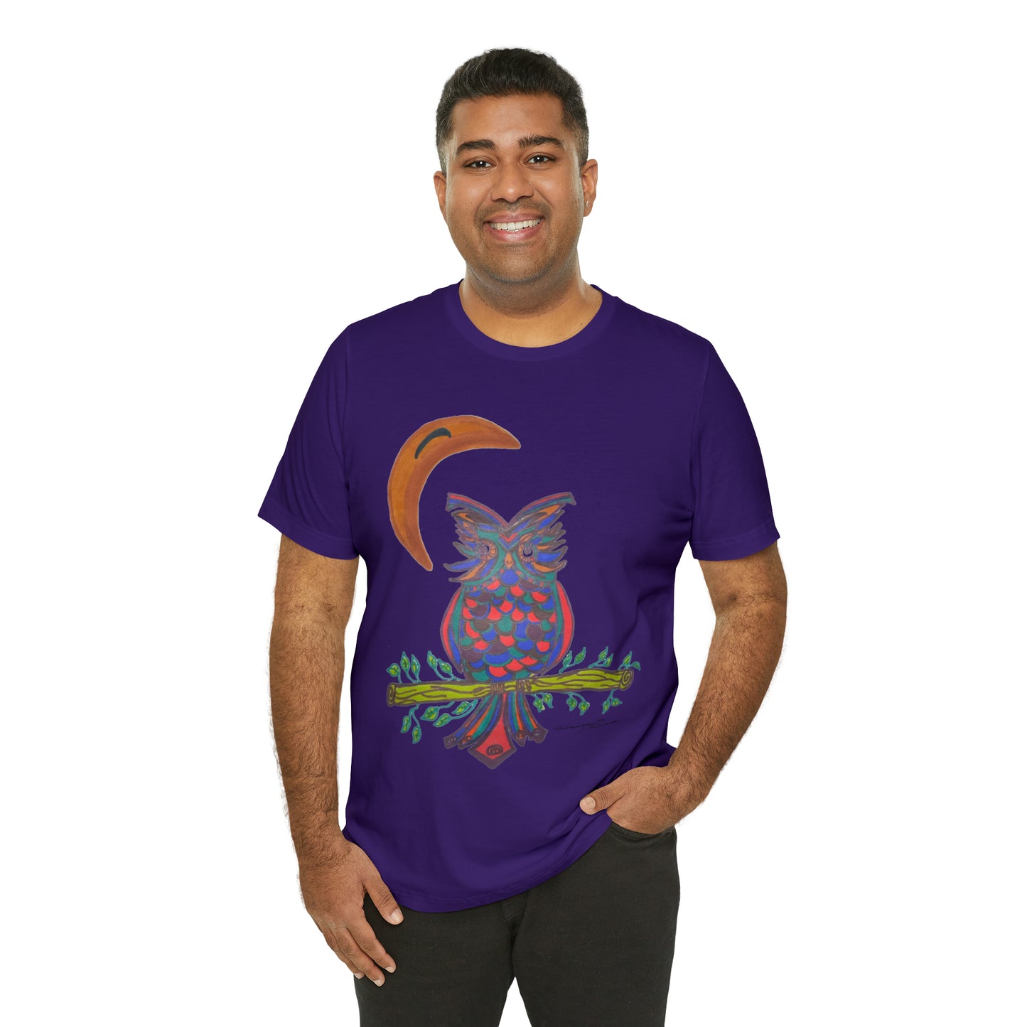 Owl - Unisex Jersey Short Sleeve Tee