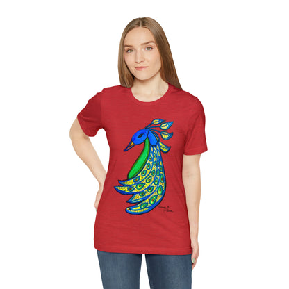 Peacock - Unisex Jersey Short Sleeve Tee