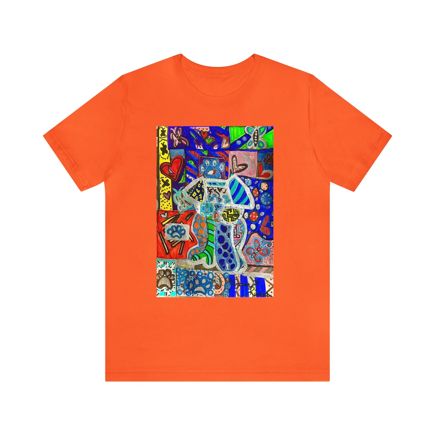 Abstract - Unisex Jersey Short Sleeve Tee