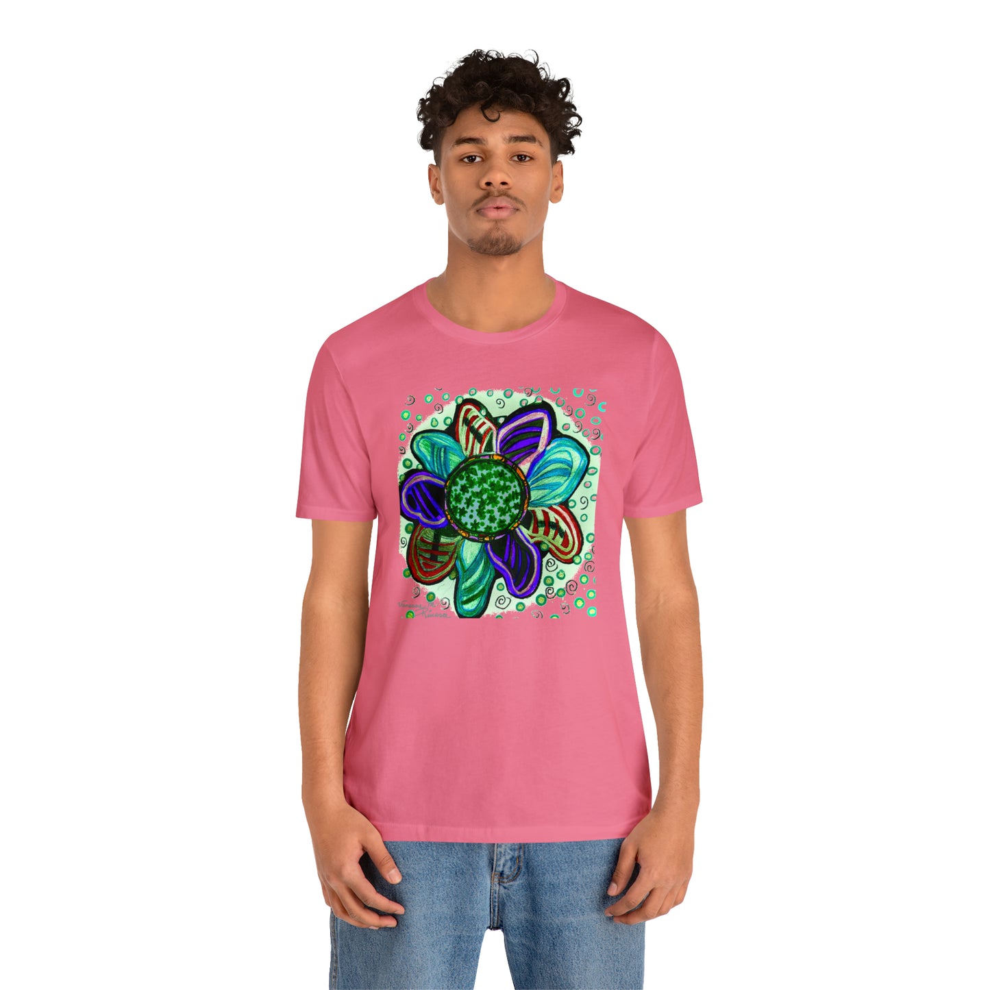 flower - Unisex Jersey Short Sleeve Tee