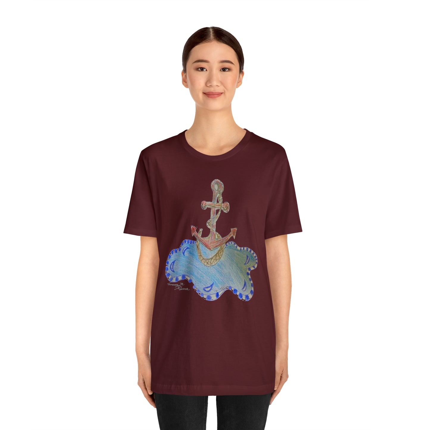 Anchor - Unisex Jersey Short Sleeve Tee