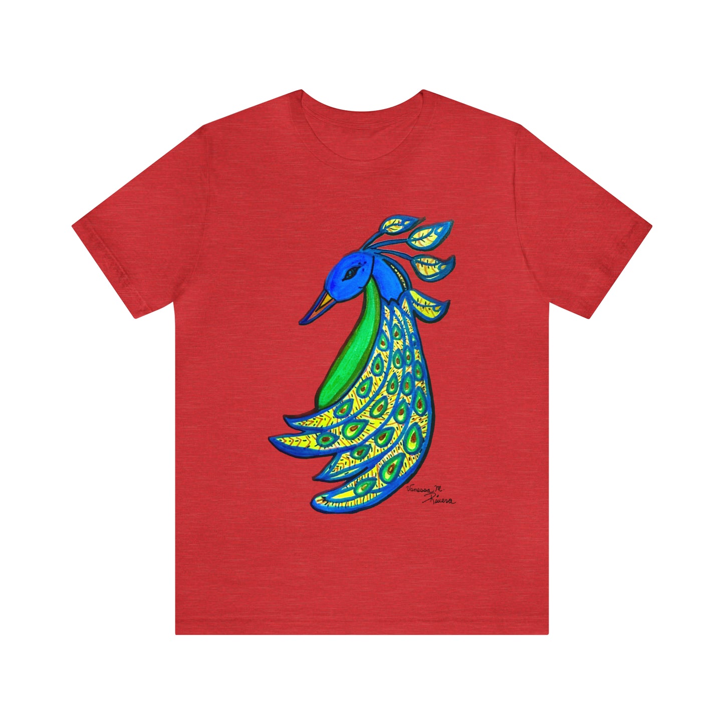 Peacock - Unisex Jersey Short Sleeve Tee