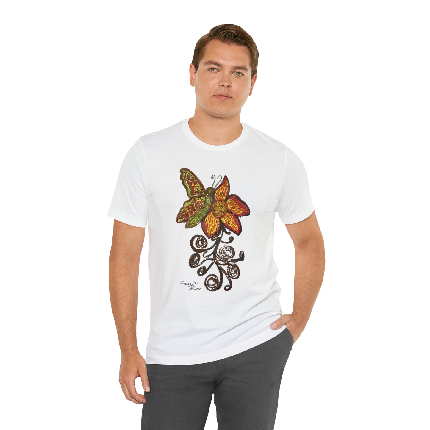 Butterfly - Unisex Jersey Short Sleeve Tee