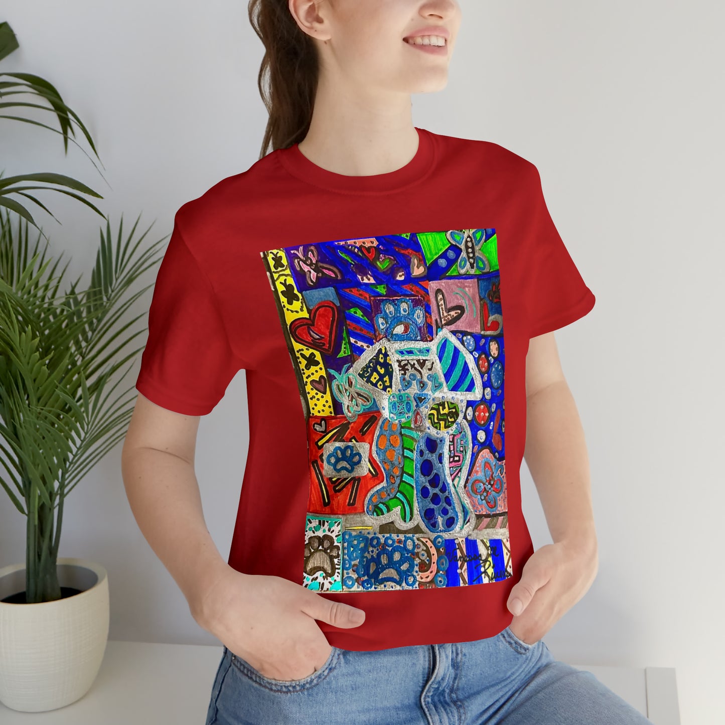 Abstract - Unisex Jersey Short Sleeve Tee