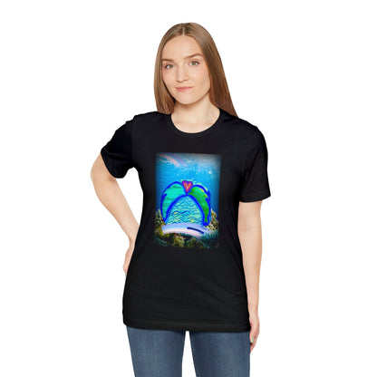 dolphin - Unisex Jersey Short Sleeve Tee