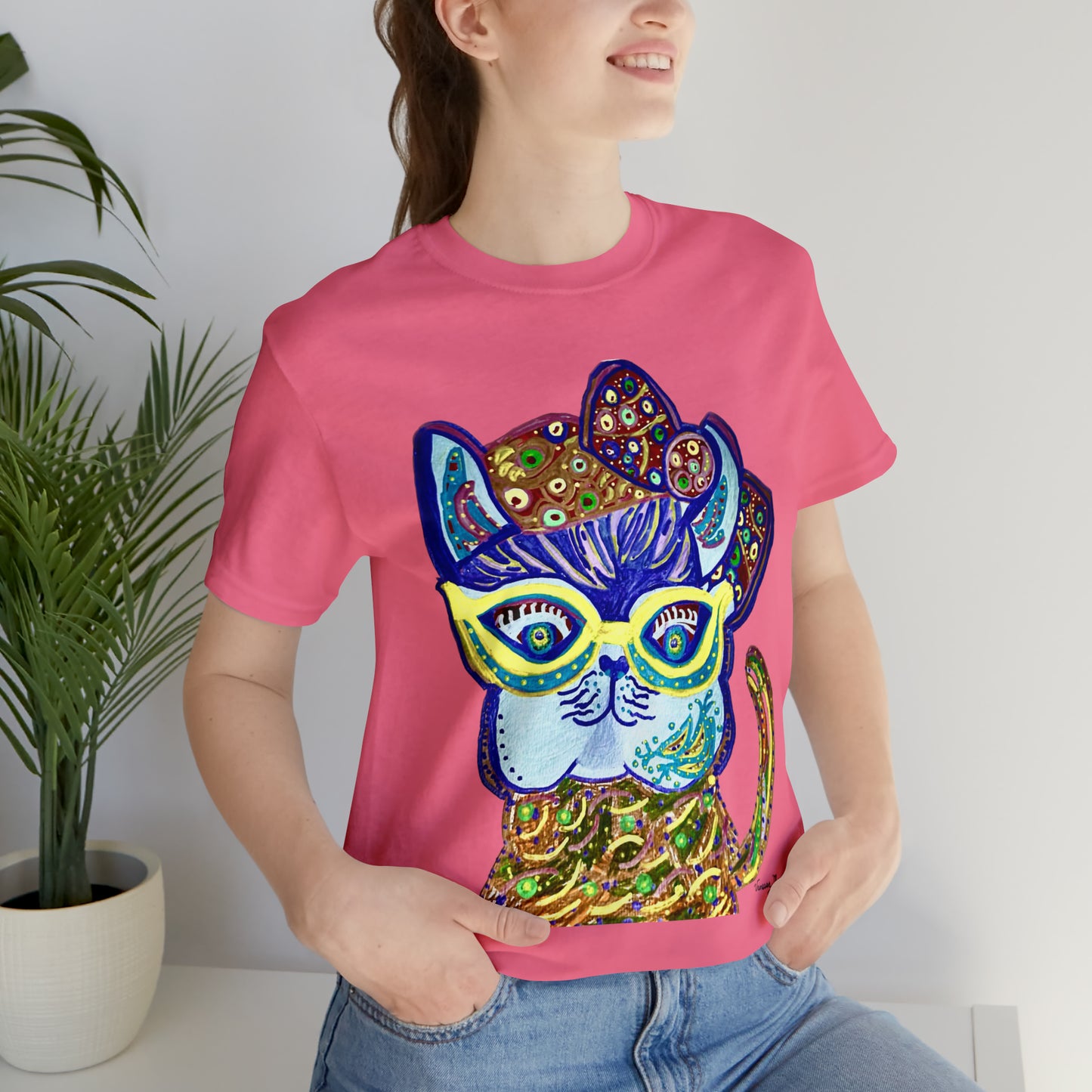 Cat - Unisex Jersey Short Sleeve Tee