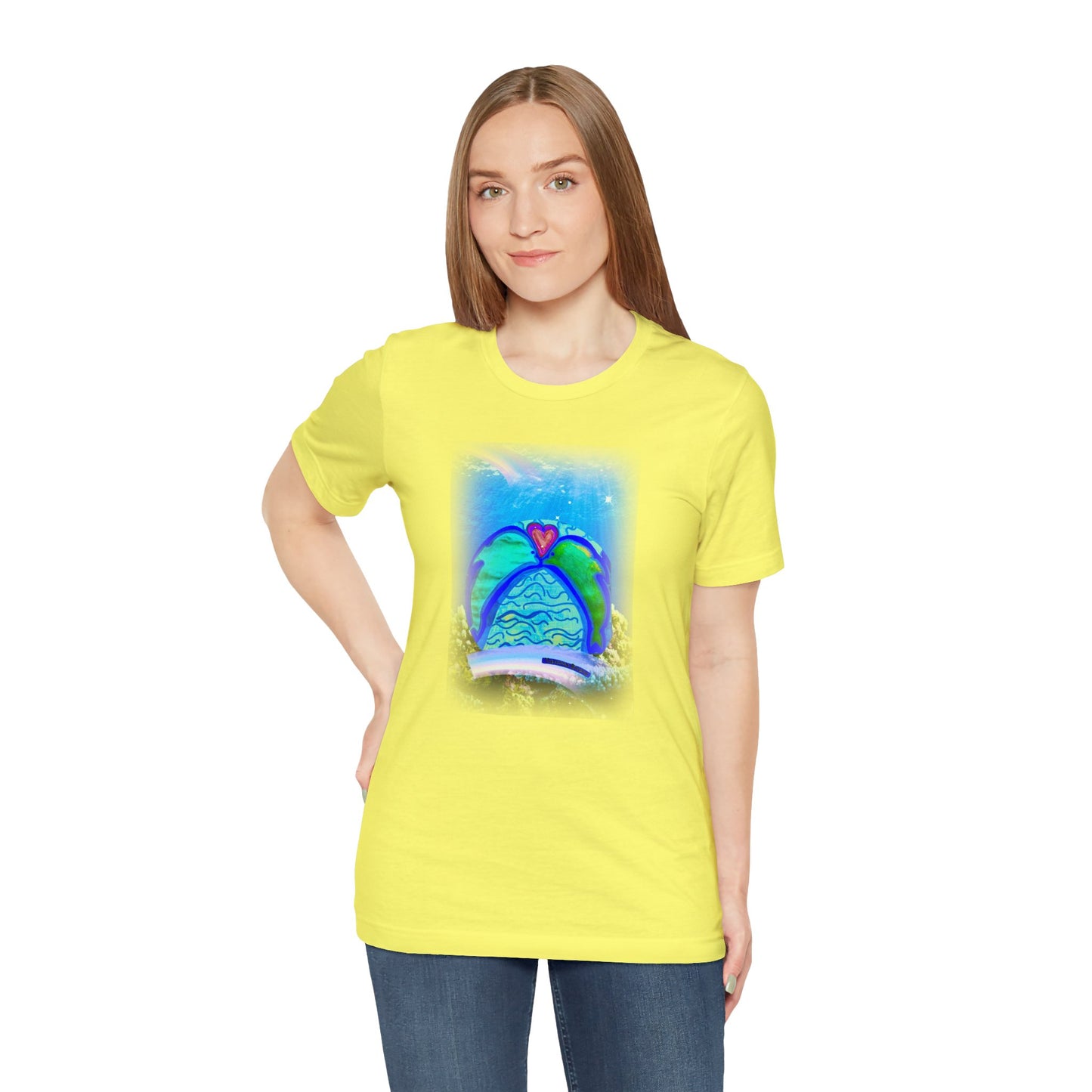 dolphin - Unisex Jersey Short Sleeve Tee