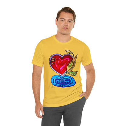 Heart - Unisex Jersey Short Sleeve Tee