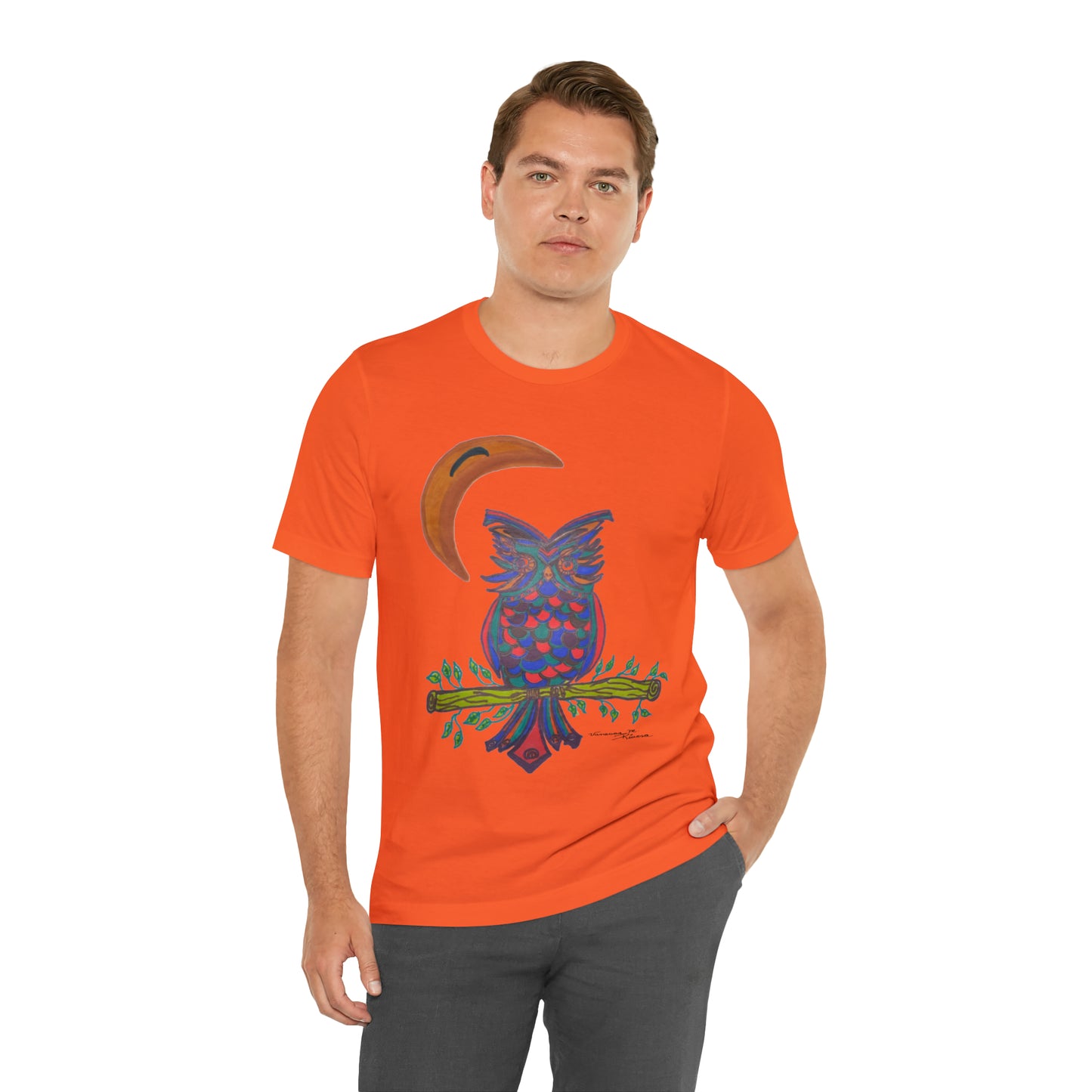 Owl - Unisex Jersey Short Sleeve Tee