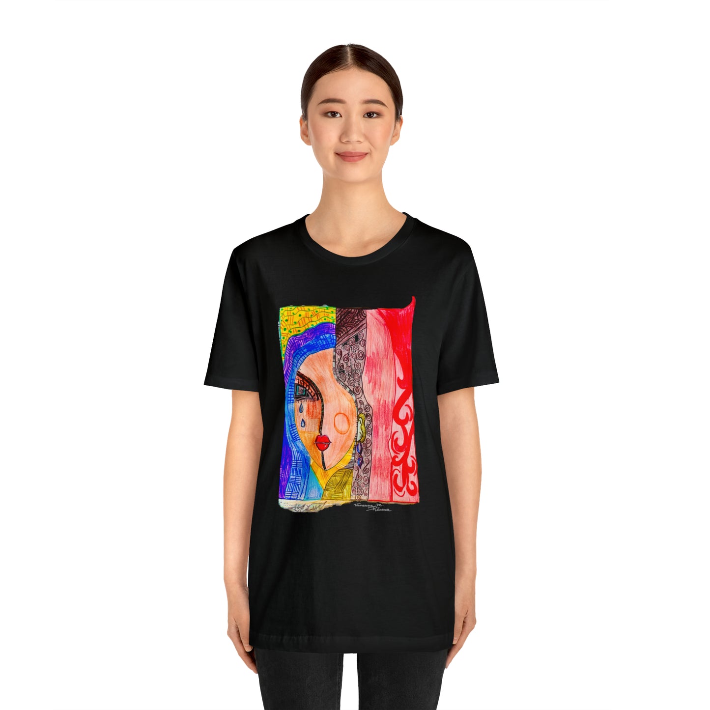 face - Unisex Jersey Short Sleeve Tee