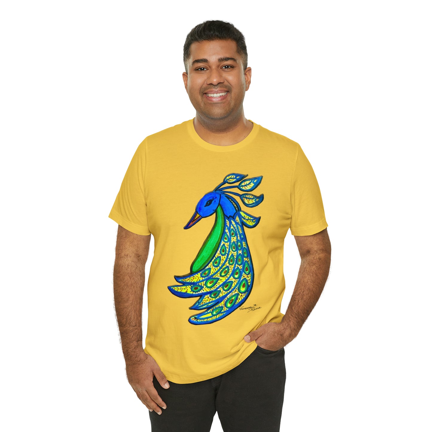 Peacock - Unisex Jersey Short Sleeve Tee