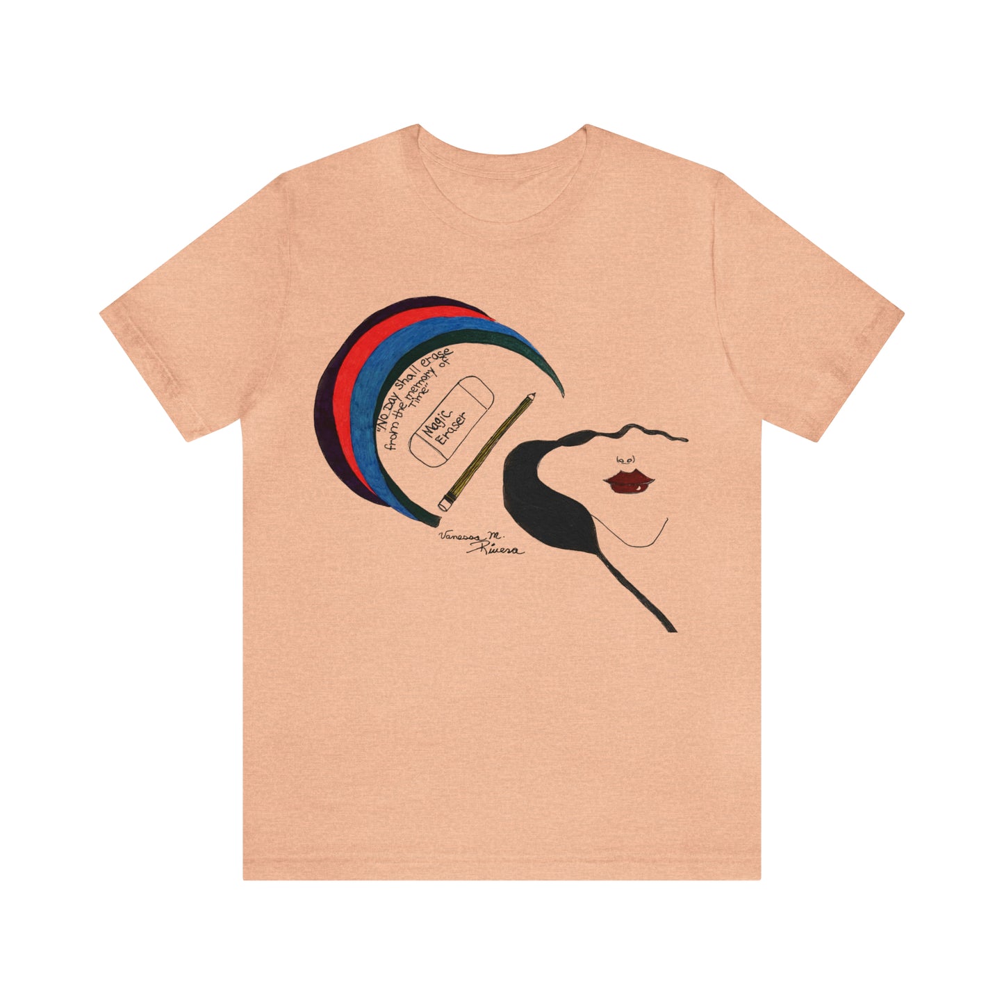 Rainbow Lady - Unisex Jersey Short Sleeve Tee