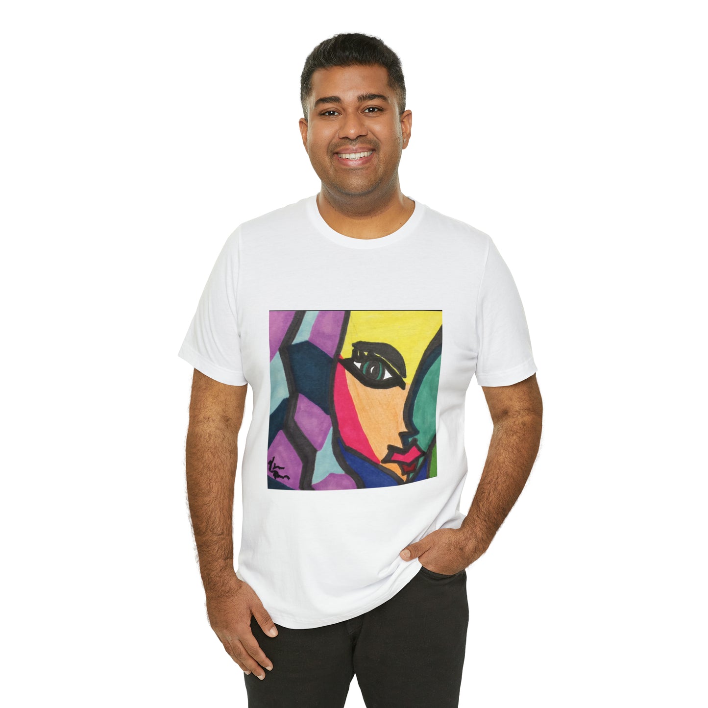 Face - Unisex Jersey Short Sleeve Tee