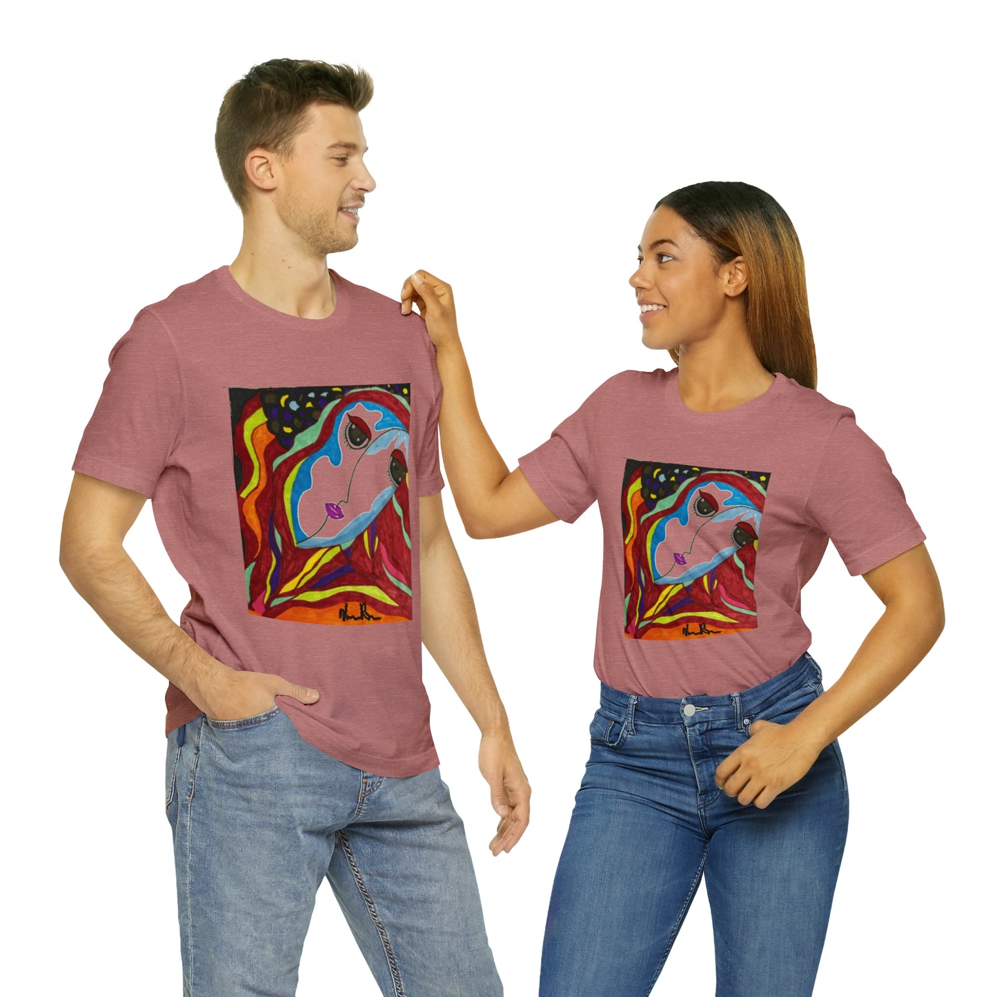 Face - Unisex Jersey Short Sleeve Tee