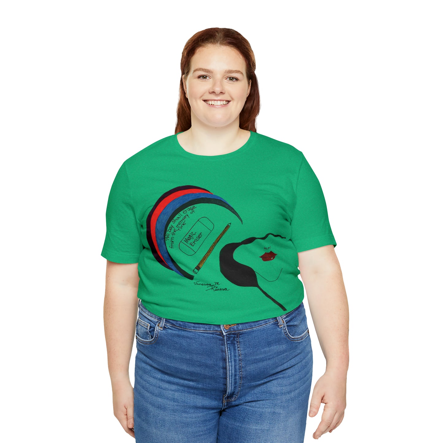 Rainbow Lady - Unisex Jersey Short Sleeve Tee