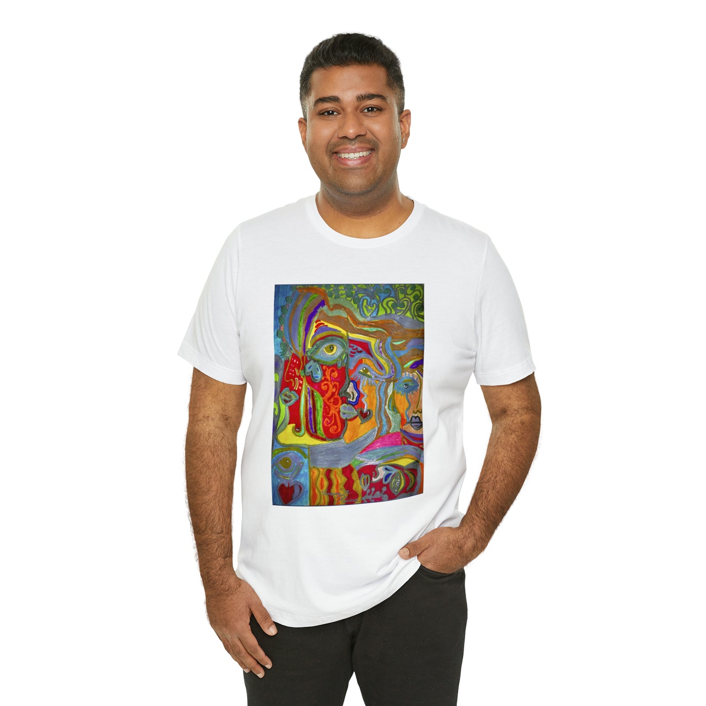 Abstract - Unisex Jersey Short Sleeve Tee