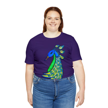 Peacock - Unisex Jersey Short Sleeve Tee