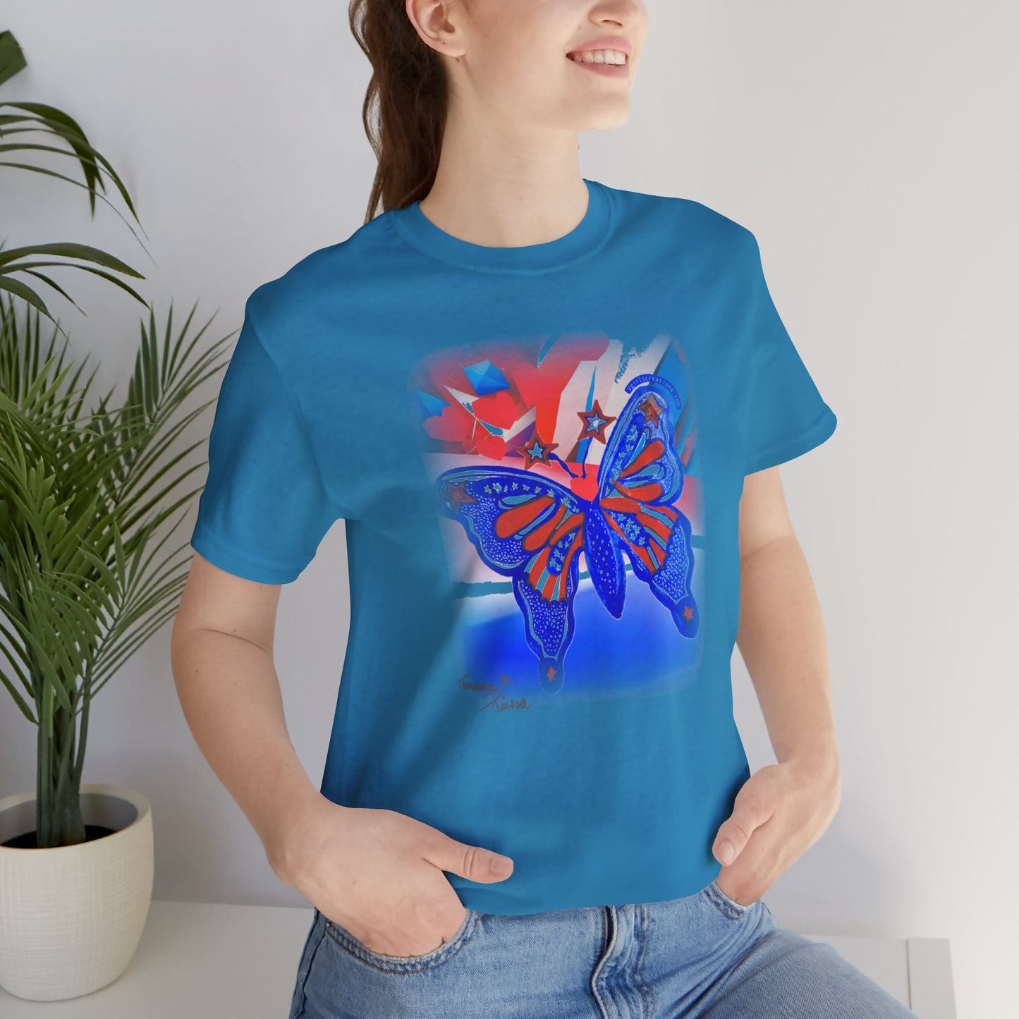 butterfly - Unisex Jersey Short Sleeve Tee