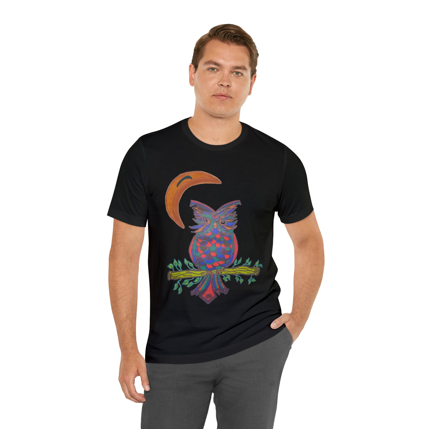 Owl - Unisex Jersey Short Sleeve Tee