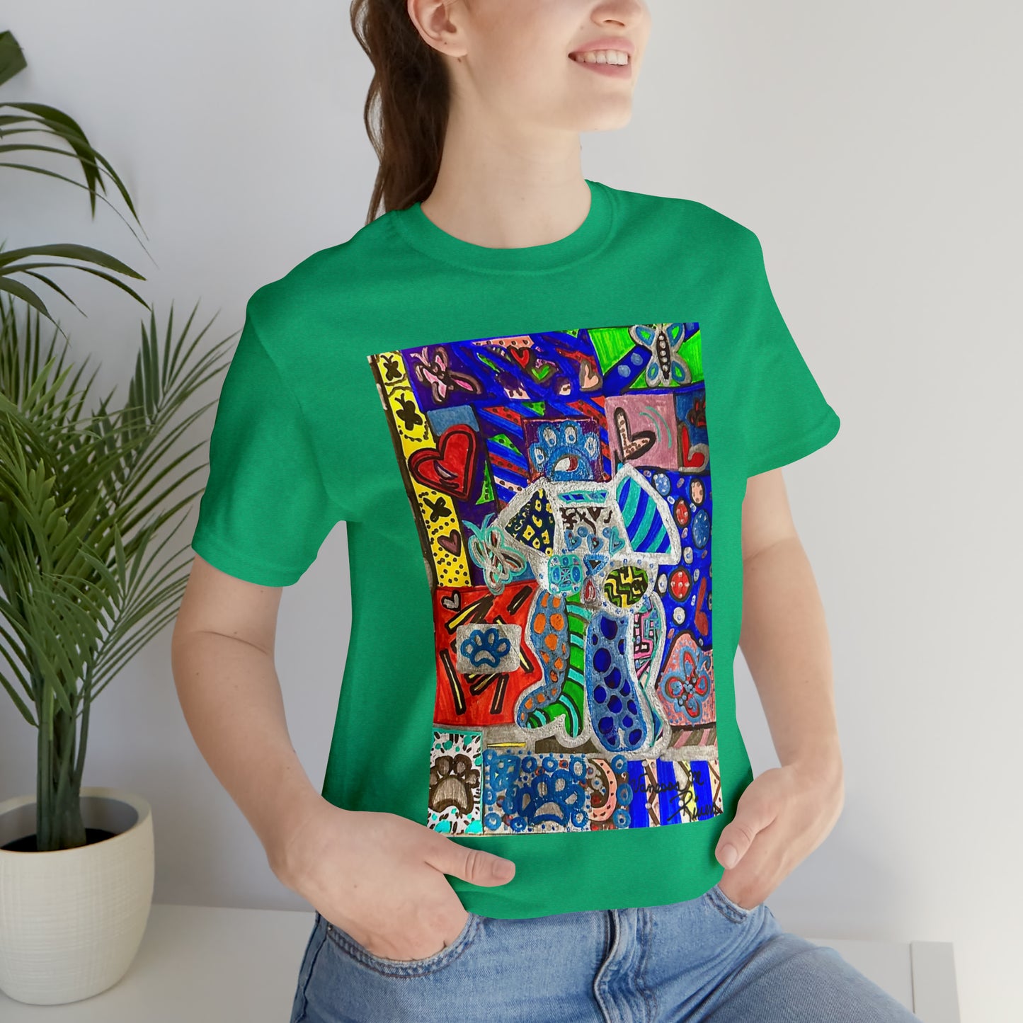 Abstract - Unisex Jersey Short Sleeve Tee