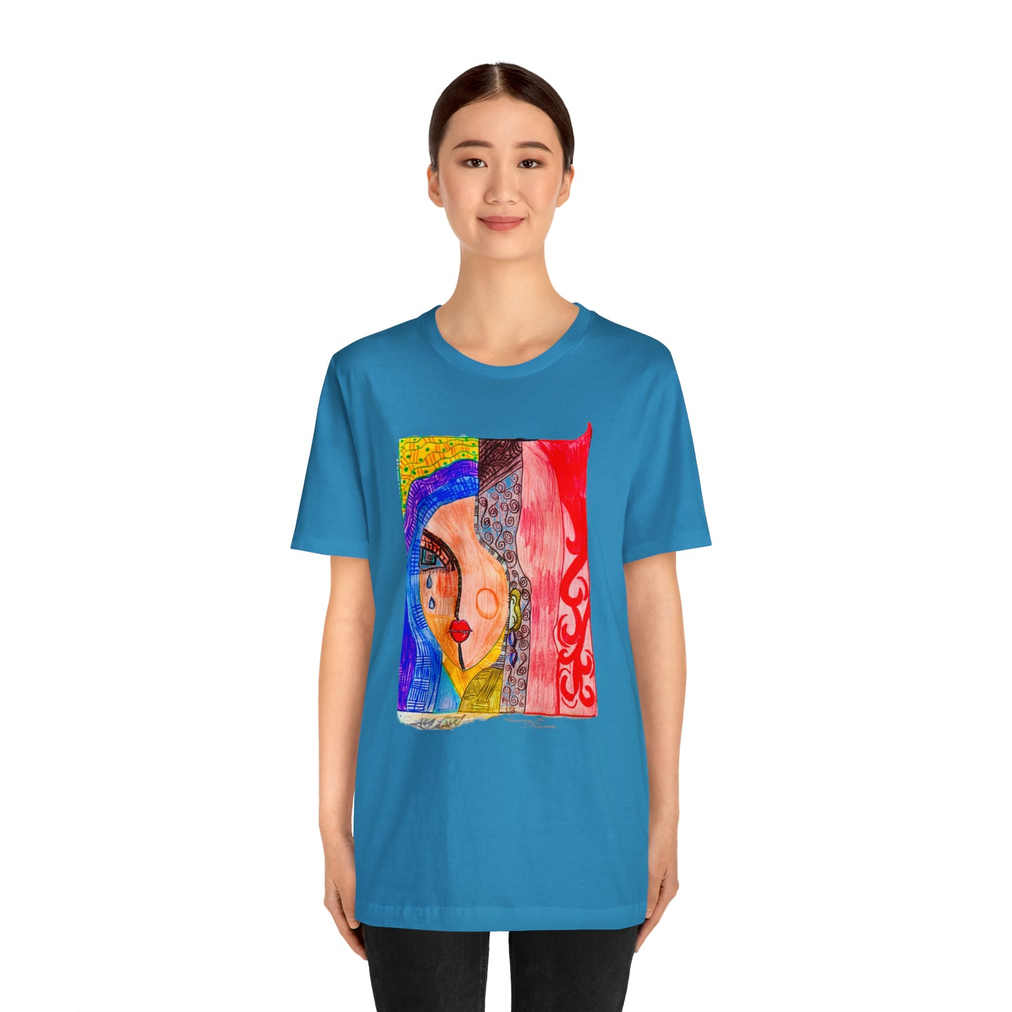 face - Unisex Jersey Short Sleeve Tee