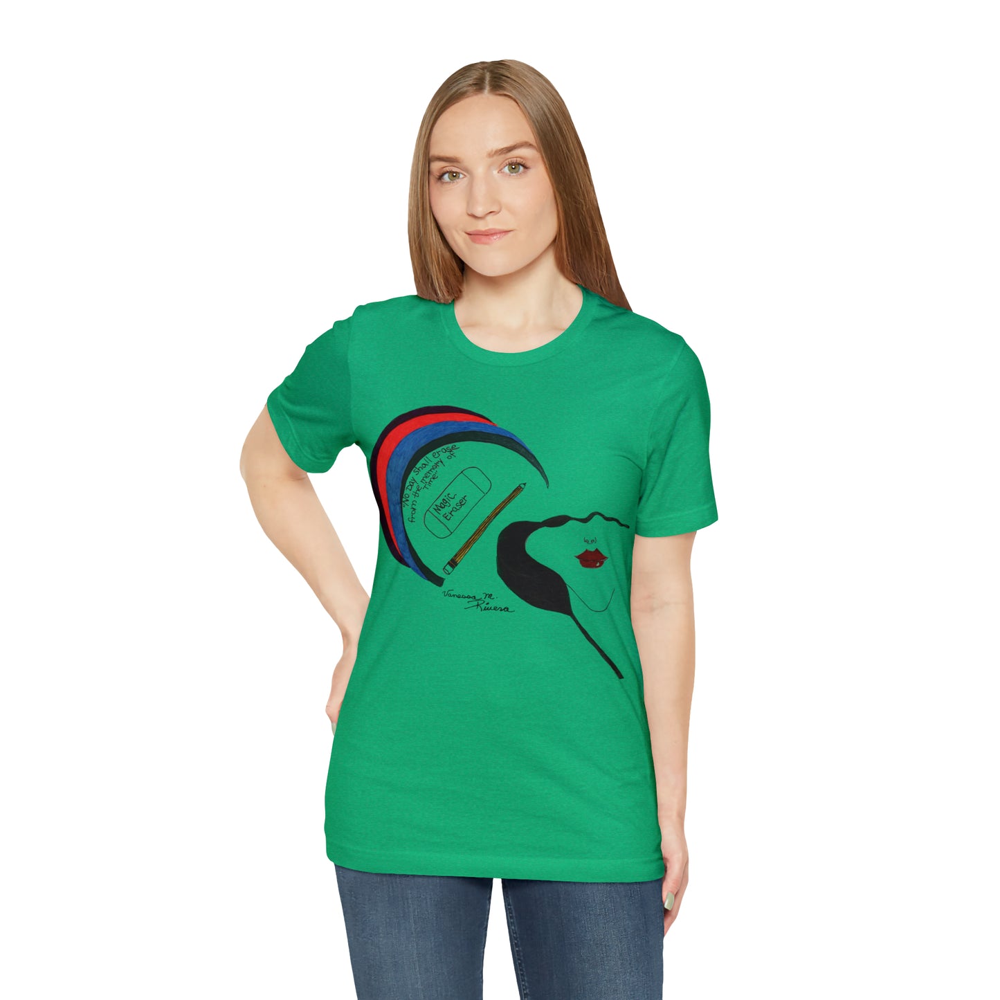 Rainbow Lady - Unisex Jersey Short Sleeve Tee