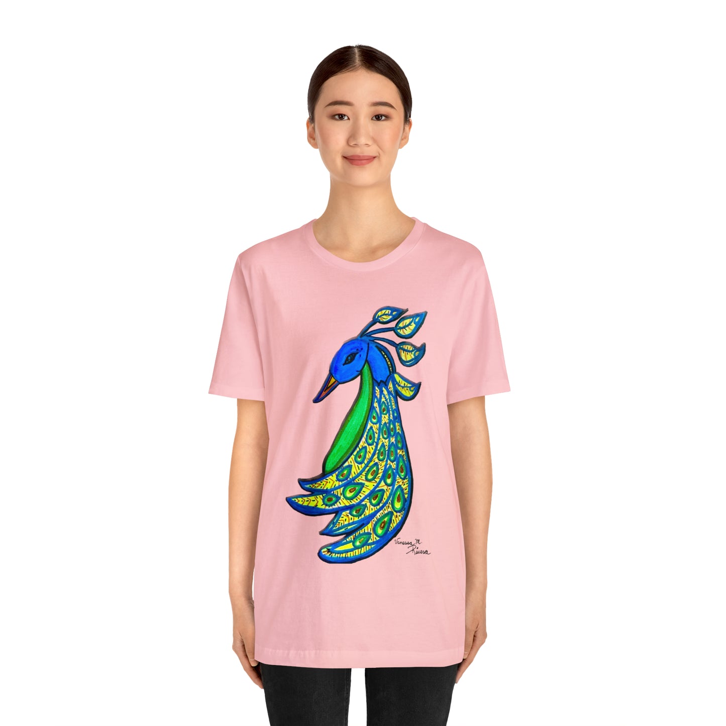 Peacock - Unisex Jersey Short Sleeve Tee