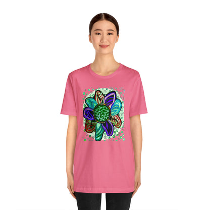 flower - Unisex Jersey Short Sleeve Tee