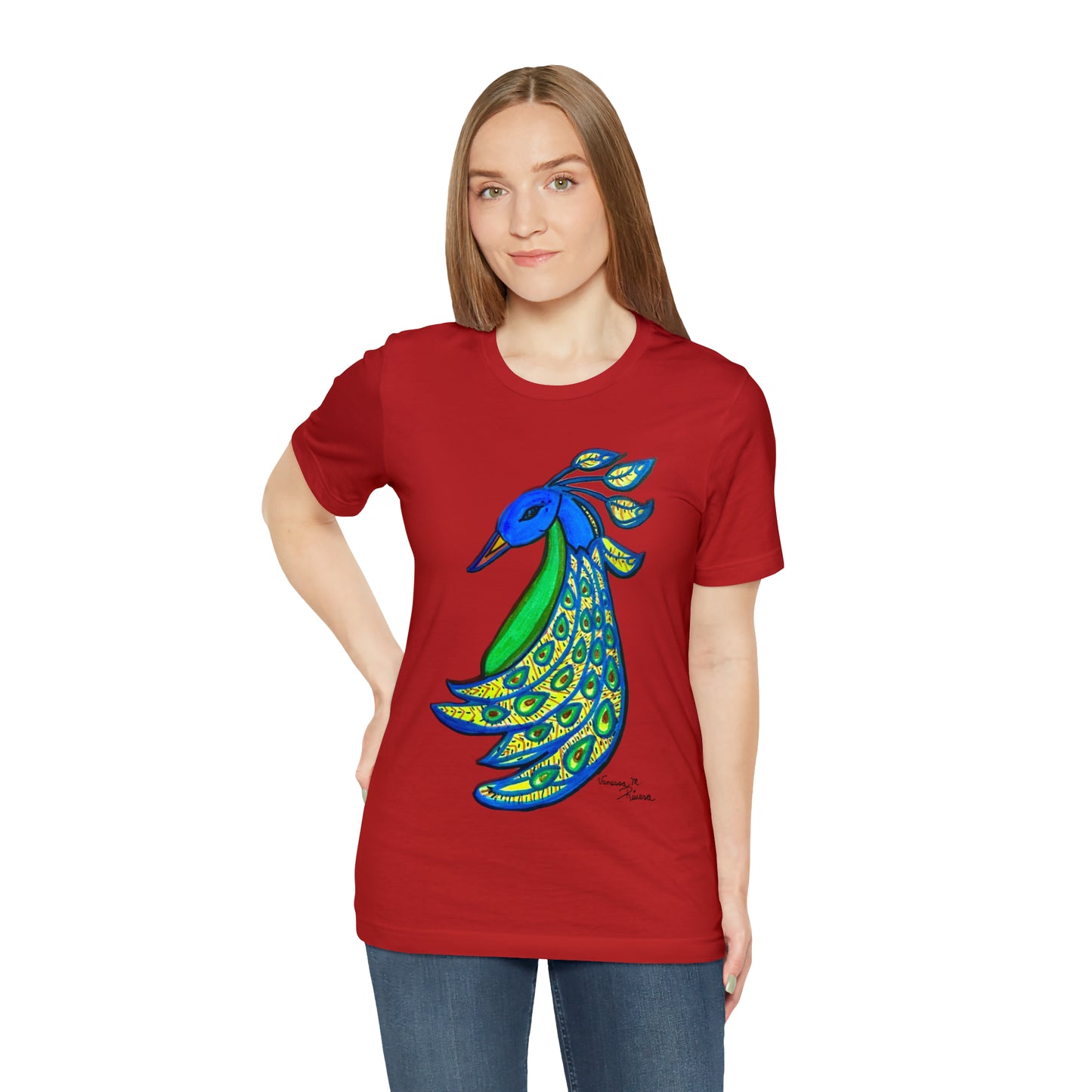 Peacock - Unisex Jersey Short Sleeve Tee