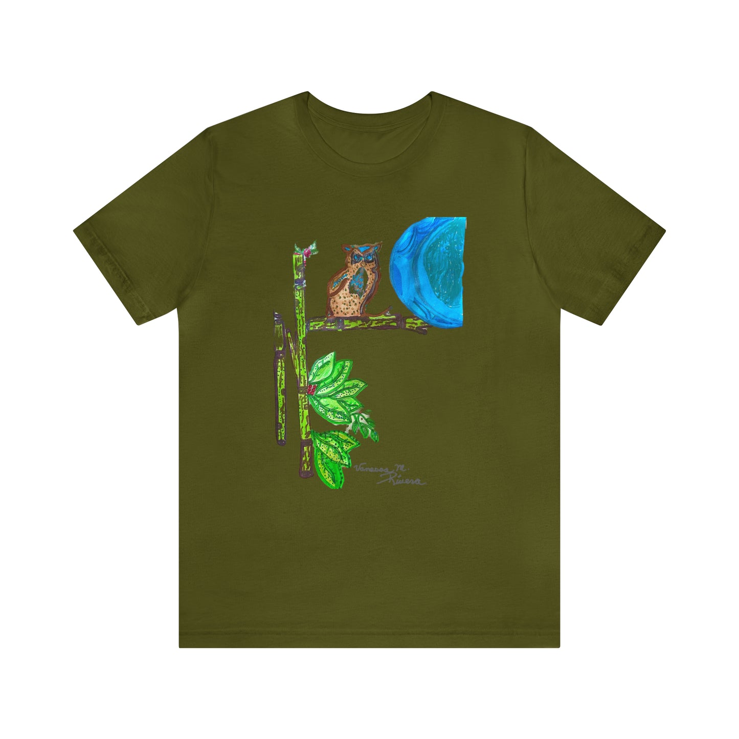 Owl - Unisex Jersey Short Sleeve Tee