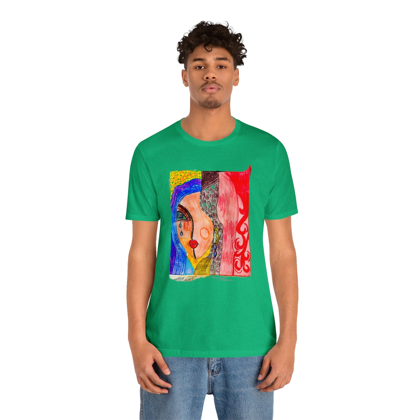 face - Unisex Jersey Short Sleeve Tee