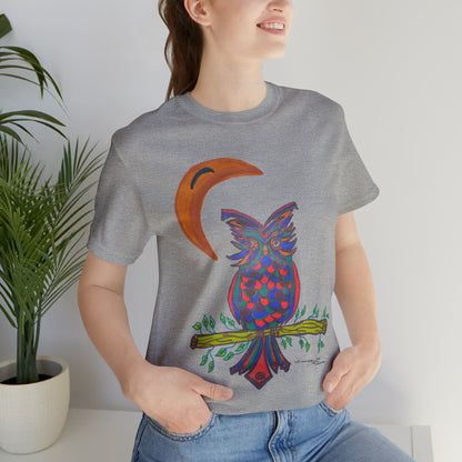 Owl - Unisex Jersey Short Sleeve Tee