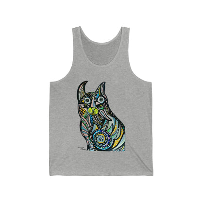 Cat - Unisex Jersey Tank