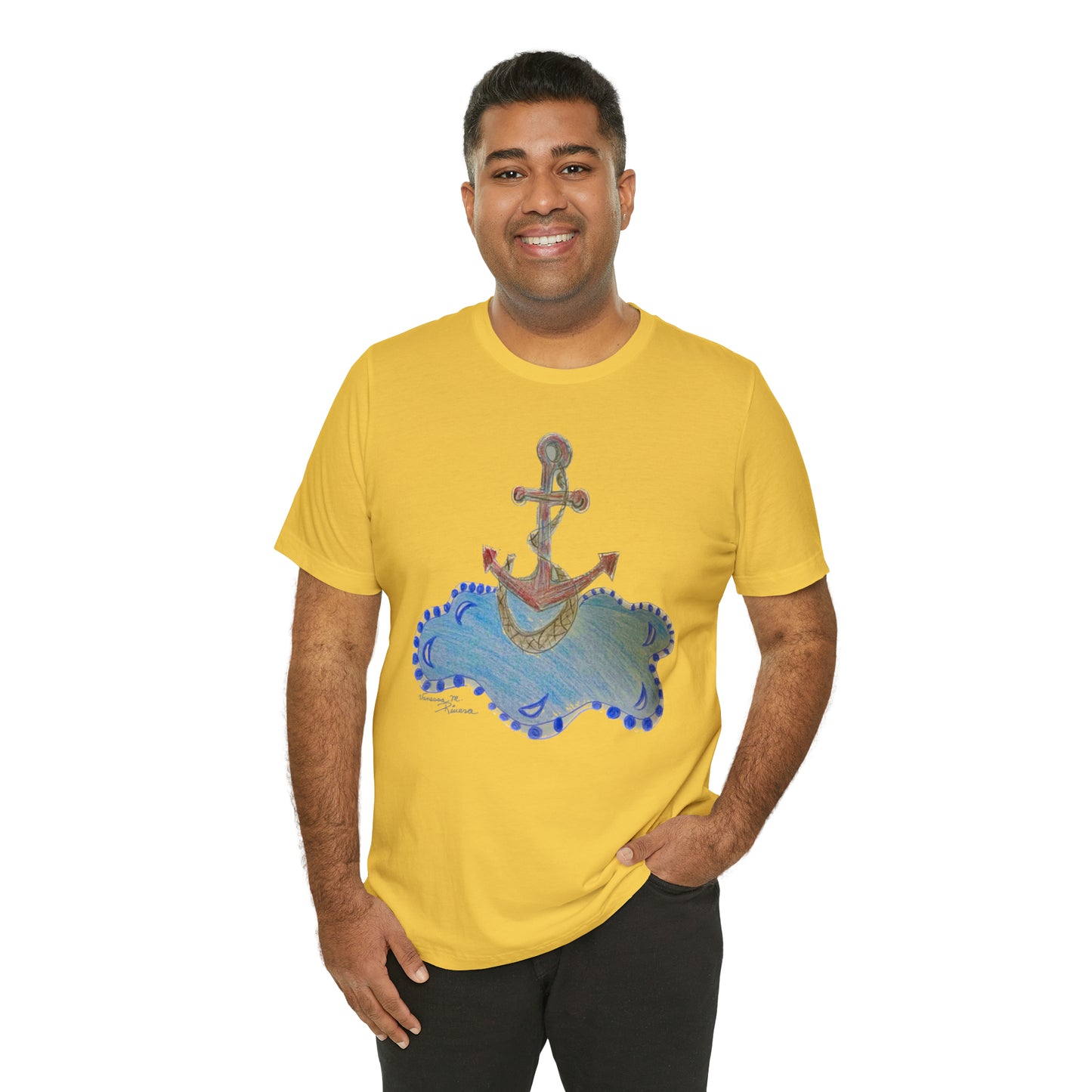 Anchor - Unisex Jersey Short Sleeve Tee