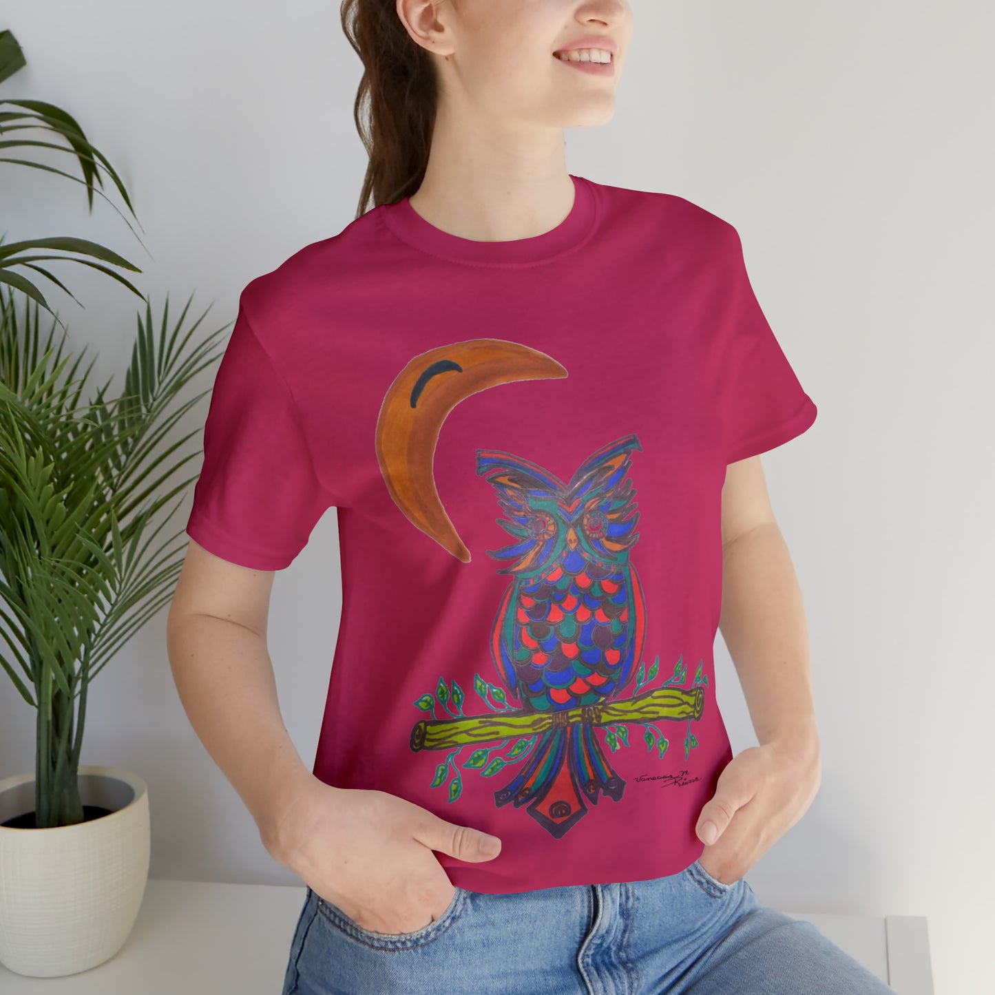 Owl - Unisex Jersey Short Sleeve Tee